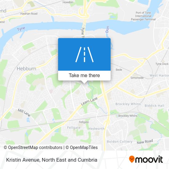 Kristin Avenue map