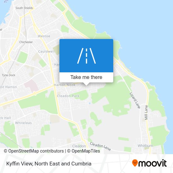 Kyffin View map