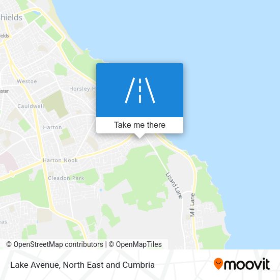 Lake Avenue map
