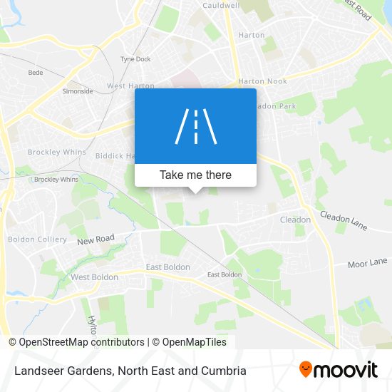 Landseer Gardens map