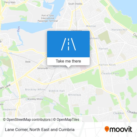 Lane Corner map