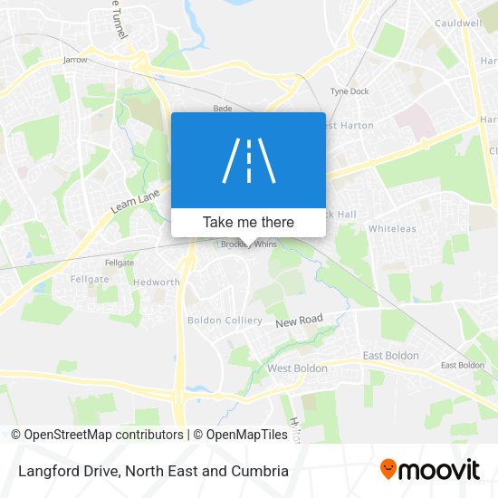 Langford Drive map