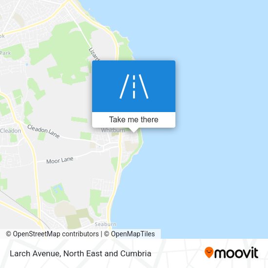 Larch Avenue map