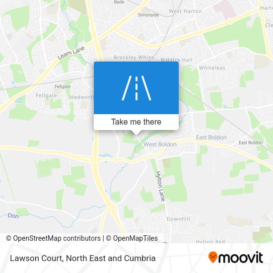 Lawson Court map