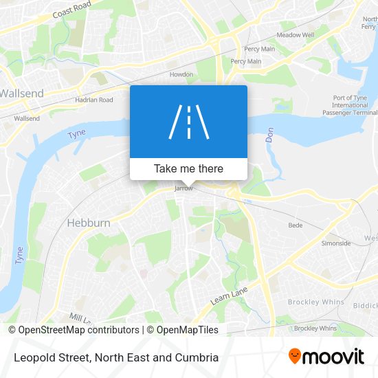 Leopold Street map