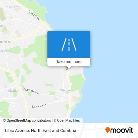 Lilac Avenue map