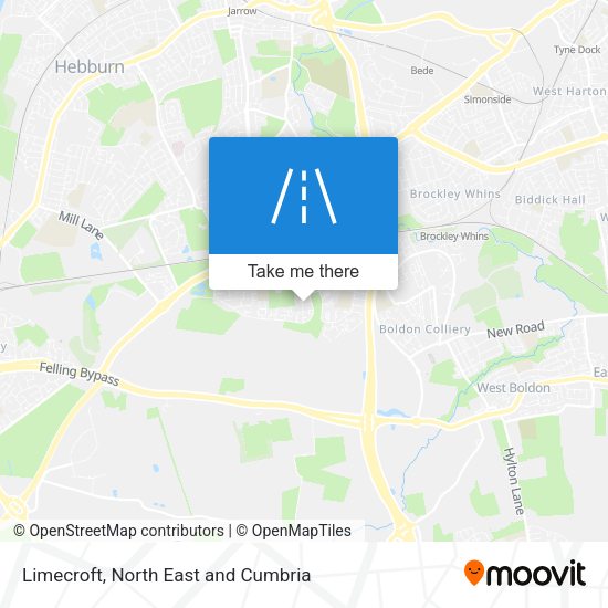 Limecroft map