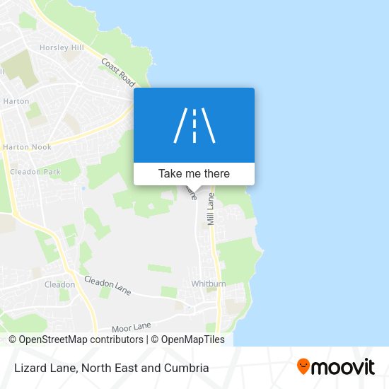 Lizard Lane map