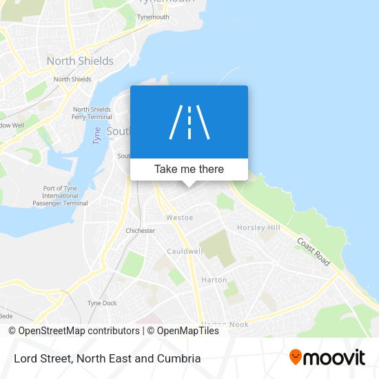 Lord Street map