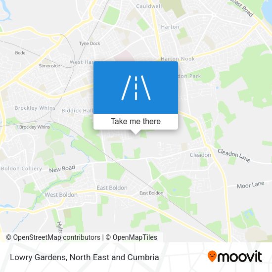 Lowry Gardens map