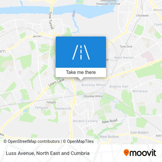 Luss Avenue map
