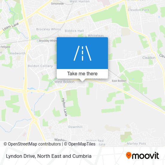 Lyndon Drive map