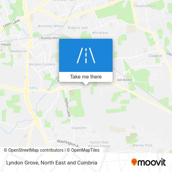 Lyndon Grove map