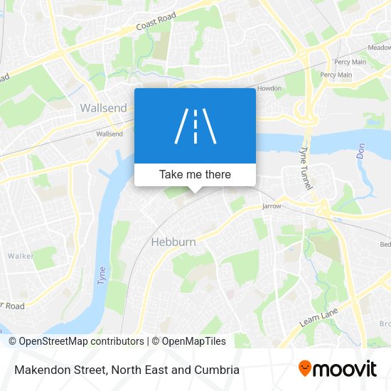 Makendon Street map