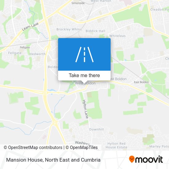 Mansion House map