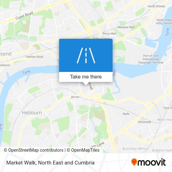 Market Walk map