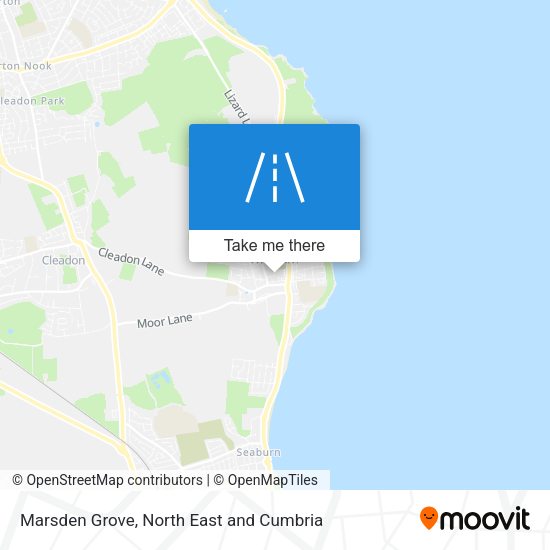 Marsden Grove map