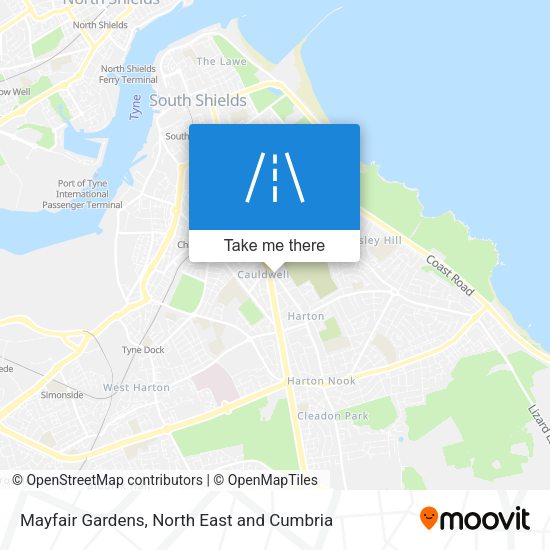 Mayfair Gardens map