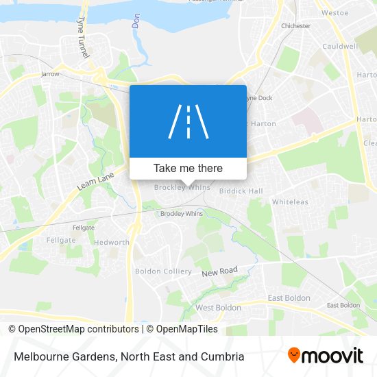 Melbourne Gardens map