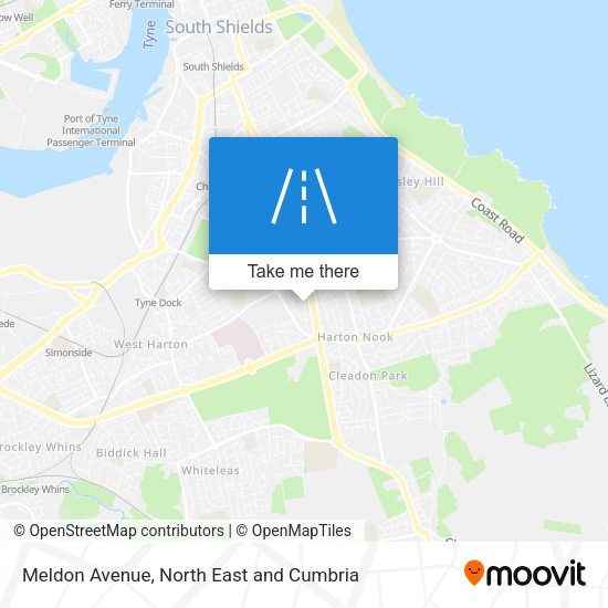Meldon Avenue map