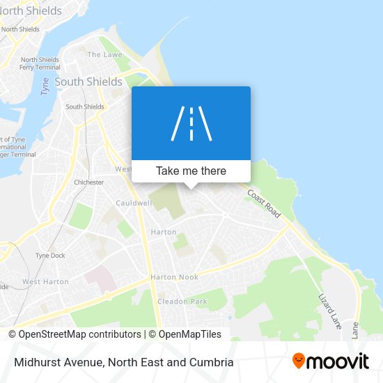 Midhurst Avenue map