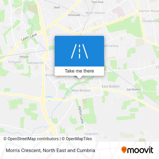 Morris Crescent map