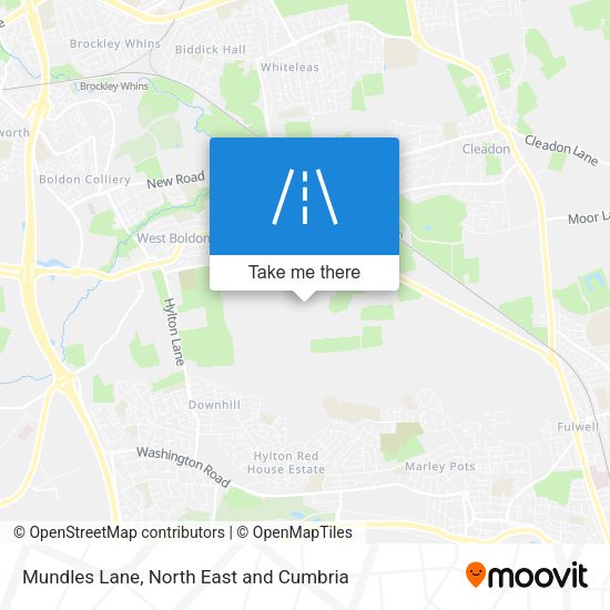 Mundles Lane map