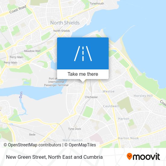 New Green Street map