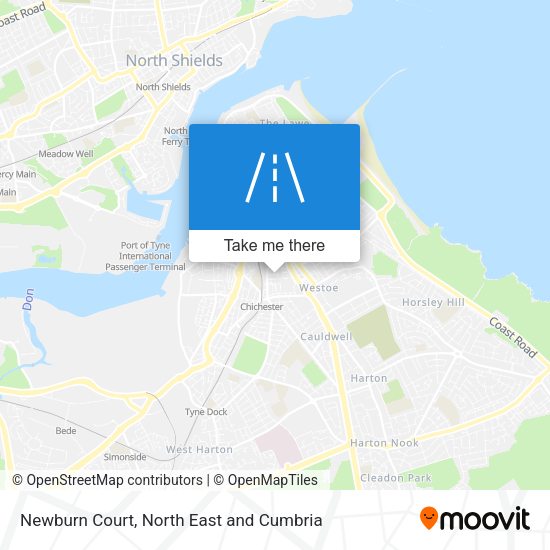 Newburn Court map