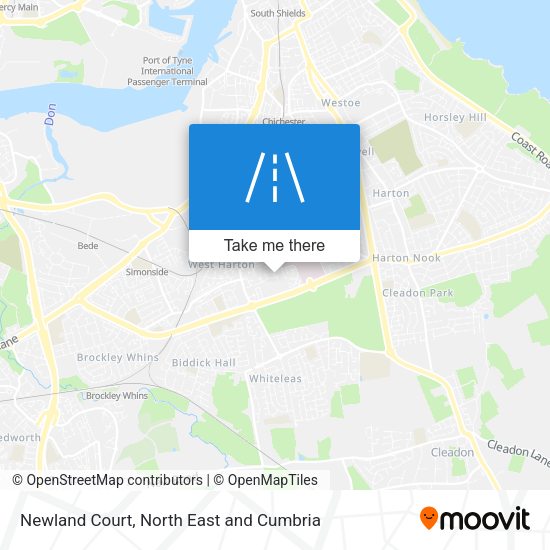 Newland Court map