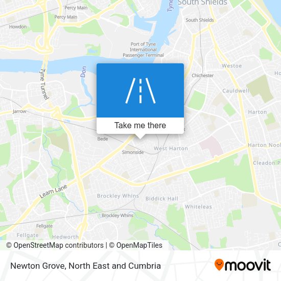 Newton Grove map