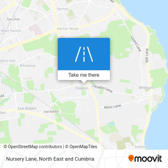 Nursery Lane map