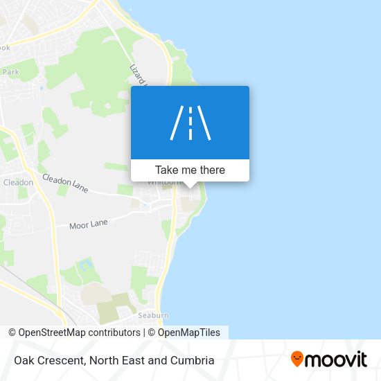 Oak Crescent map