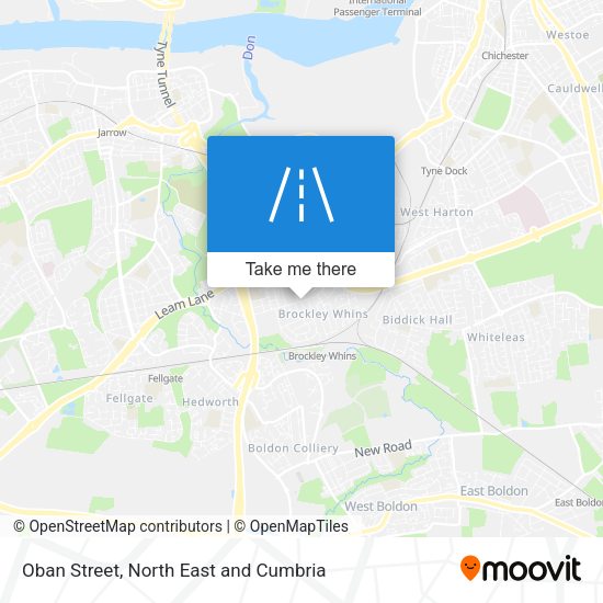 Oban Street map
