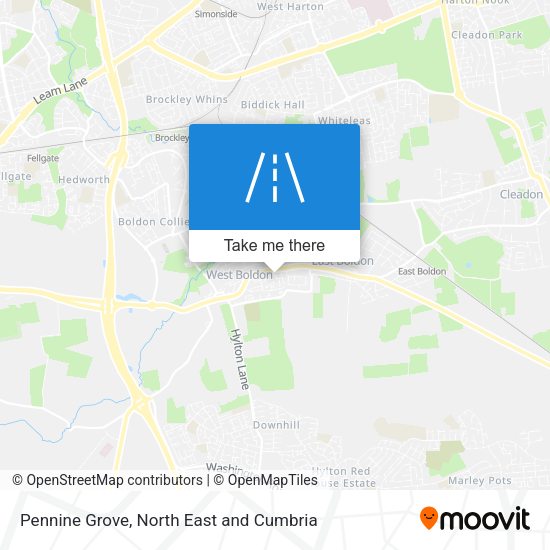 Pennine Grove map