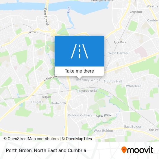Perth Green map