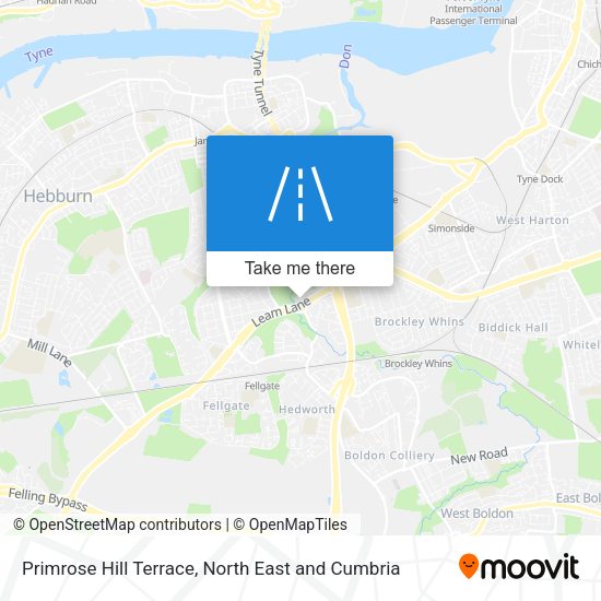 Primrose Hill Terrace map