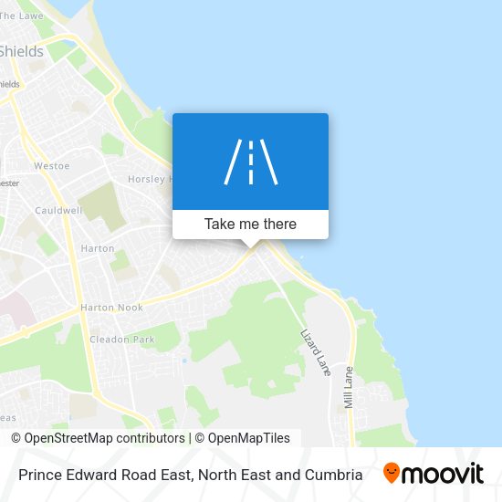 Prince Edward Road East map