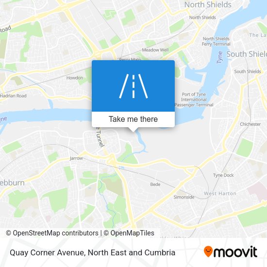 Quay Corner Avenue map