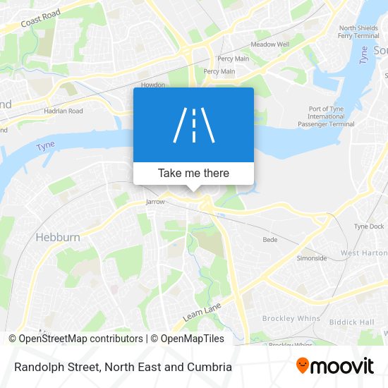 Randolph Street map