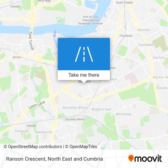 Ranson Crescent map