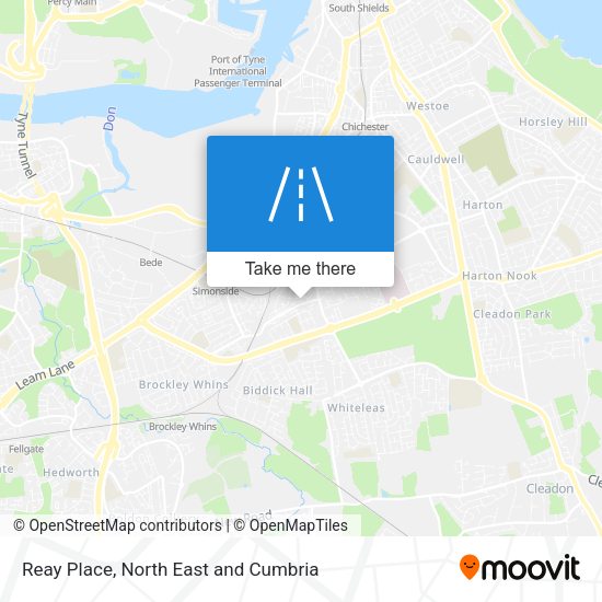 Reay Place map