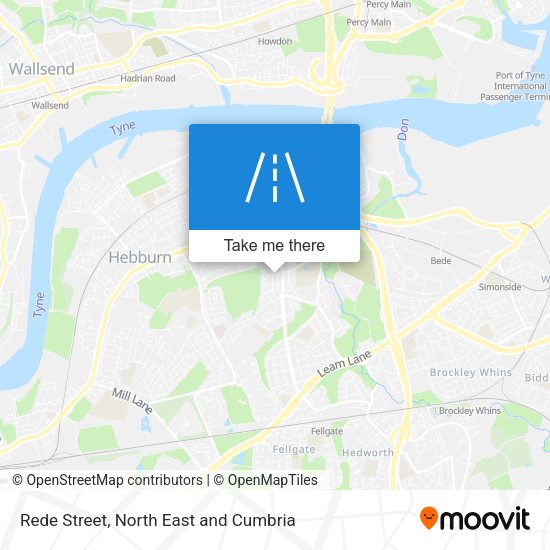 Rede Street map