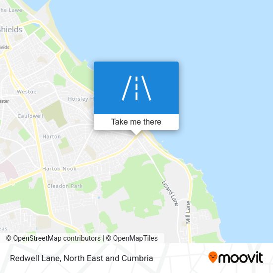 Redwell Lane map