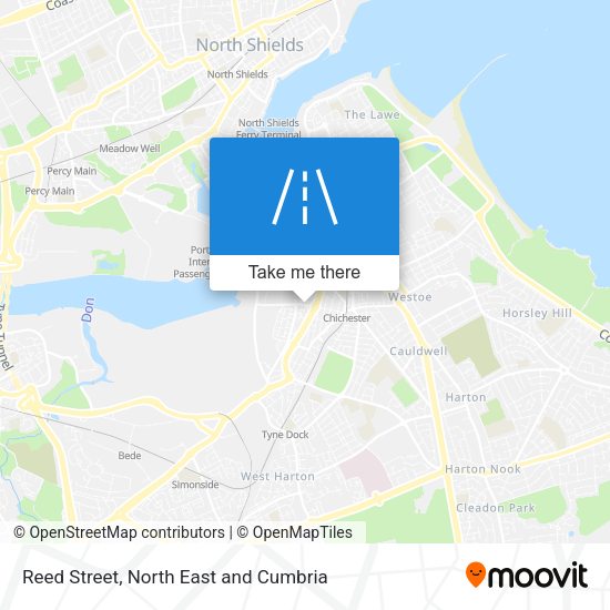 Reed Street map