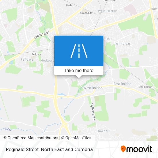 Reginald Street map
