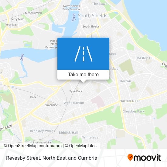Revesby Street map