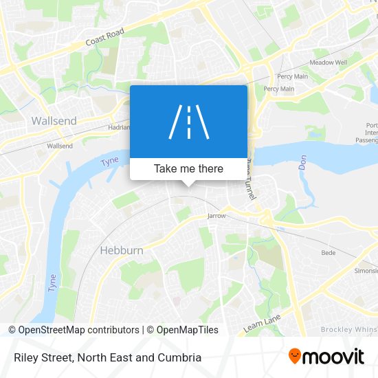 Riley Street map