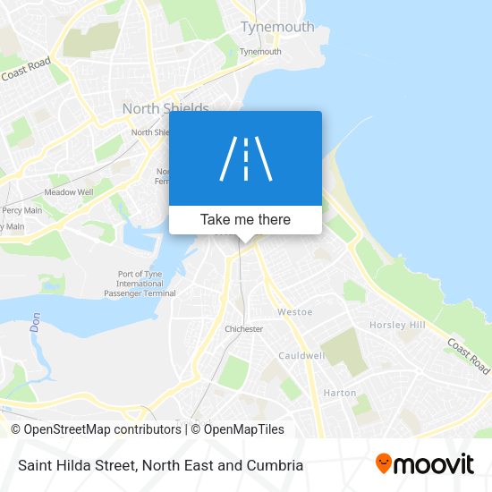 Saint Hilda Street map