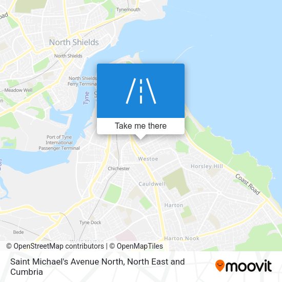 Saint Michael's Avenue North map